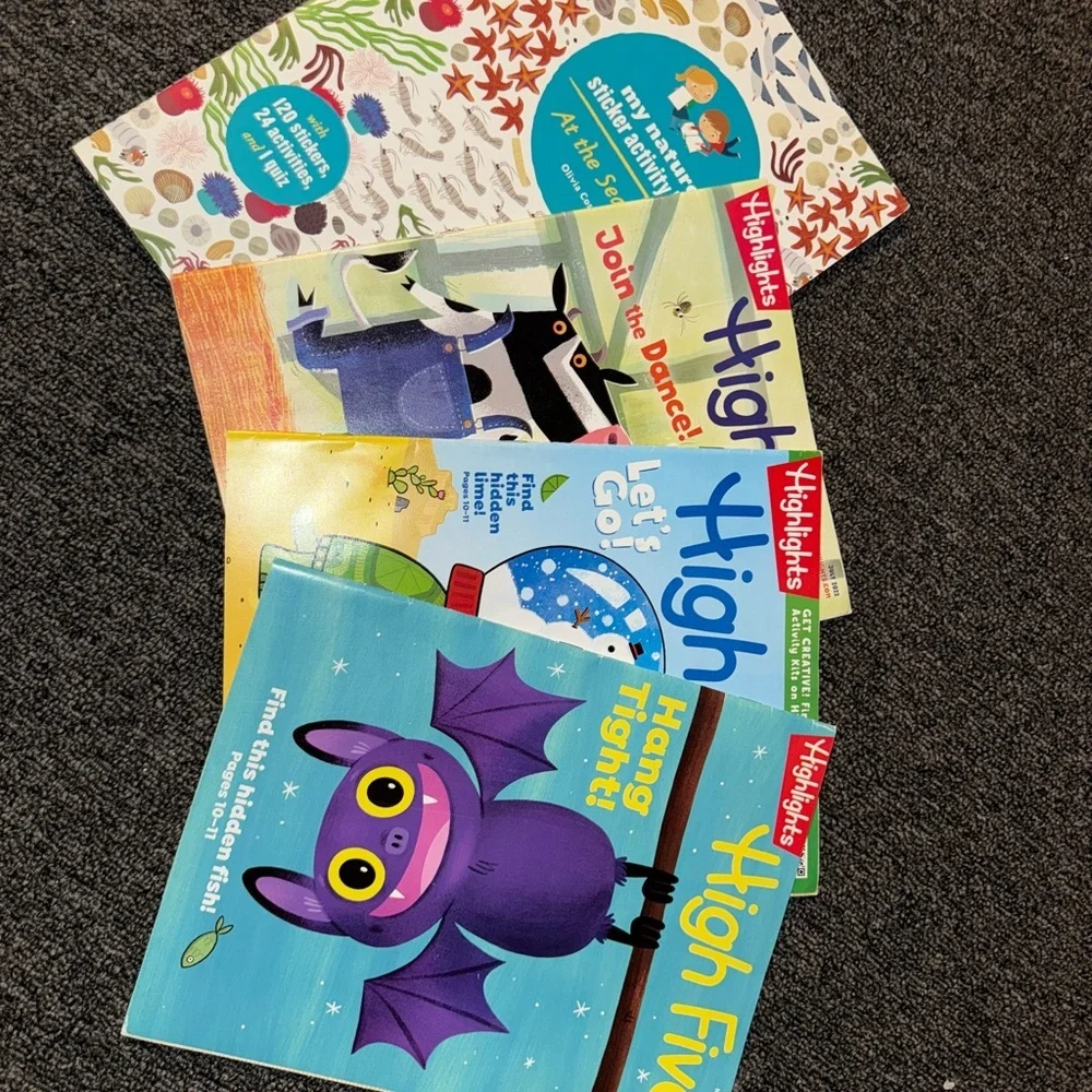 NEW High Five Kids Activity Books - Multicolor Set